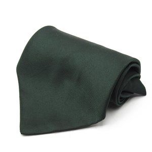 Vintage Velducci Solid Green Clip On Neck Tie